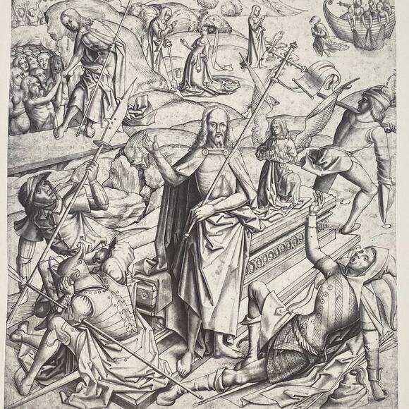 Basel School, Life of Christ, Drawing, Print, Bookplate, Art, ~ 240623-WH 595 - Picture 1 of 3